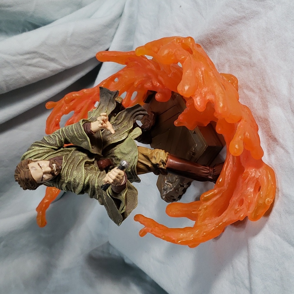 STAR WARS 2005 Obi-Wan Kenobi Revenge of the Sith Unleashed Figurine